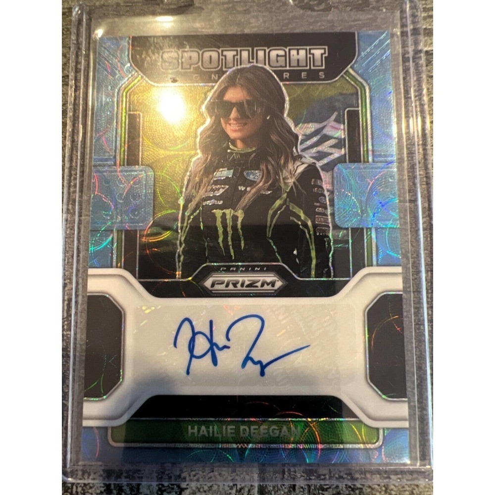 2022 Panini Prizm Racing HAILIE DEEGAN Auto Spotlight 2/25 Blue SS-HD